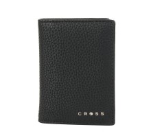 Визитница Cross Nueva Management Black, кожа наппа, фактурная, чёрный, 10,5 х 7,5 х 2 см