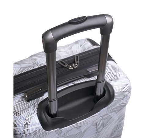Чемодан WENGER CASCADE, белый с принтом, АБС-пластик, 35 x 23 x 49 см, 39 л