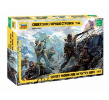 Сборная модель ZVEZDA Советские горные стрелки 1942 г., 1/35