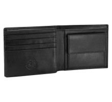 Портмоне WENGER Alphubel, черный, кожа наппа, 12×2×9,5 см