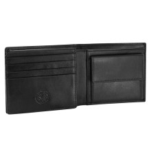 Портмоне WENGER Alphubel, черный, кожа наппа, 12×2×9,5 см
