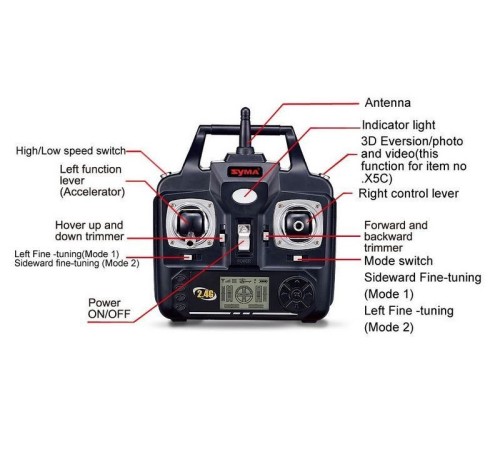 Р/У квадрокоптер Syma X5 2.4G 6-AXIS RTF