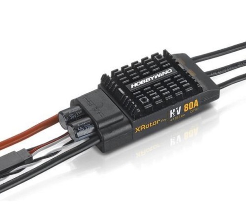 Бесколлекторный регулятор Hobbywing XRPro80A-V4 (80A-100A, Copter)