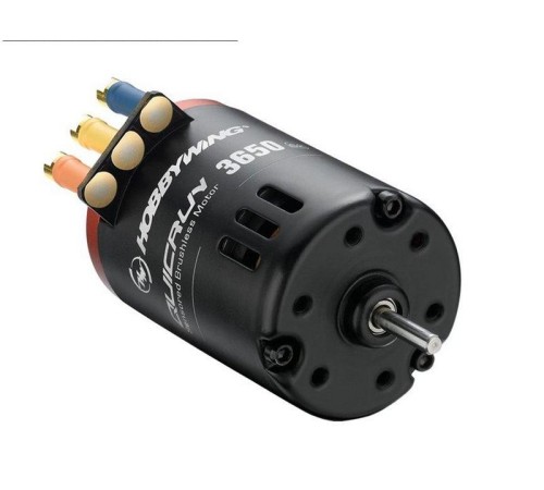 Бесколлекторный сенсорный мотор Hobbywing QUICRUN-3650SD-21.5T-BLACK-G2 (1800KV, 3,17/15мм, 1/10)