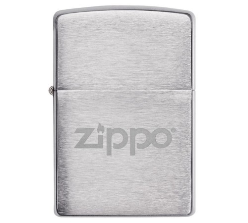 Подарочный набор ZIPPO: фляжка 89 мл и зажигалка, латунь/сталь, серебристый, в коробке с подвесом