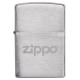 Подарочный набор ZIPPO: фляжка 89 мл и зажигалка, латунь/сталь, серебристый, в коробке с подвесом