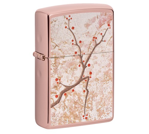 Зажигалка ZIPPO Eastern с покрытием High Polish Rose Gold, латунь/сталь, розовое золото, 38x13x57 мм