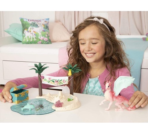 Фигурка Schleich Остров драконов с кладом