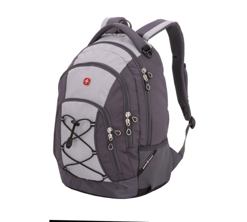 Рюкзак SWISSGEAR, серый, полиэстер, 33х19х45 см, 28 л
