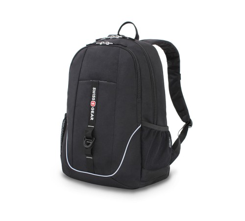 Рюкзак SWISSGEAR чёрный, полиэстер 600D, 33x16,5x46 см, 26л