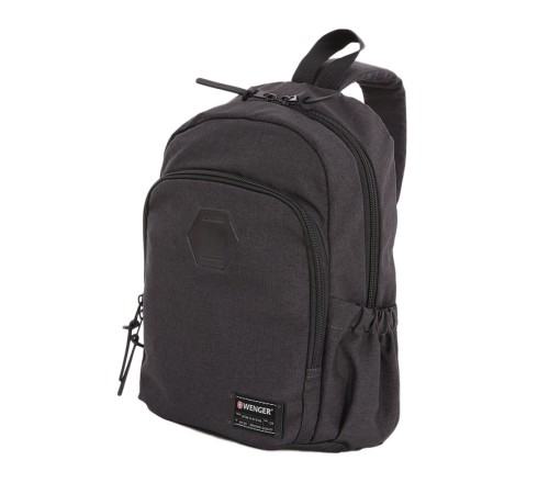Рюкзак WENGER 13'', cерый, ткань Grey Heather/ полиэстер 600D PU , 25х14х35 см, 12 л