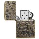 Зажигалка ZIPPO Armor™ с покрытием Antique Brass, латунь/сталь, медная, матовая, 38x13x57 мм