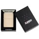 Зажигалка ZIPPO Classic с покрытием Flat Sand, латунь/сталь, бежевая, матовая, 38x13x57 мм