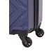 Чемодан SWISSGEAR BROSS, синий, АБС-пластик, 37,5x23x55 см, 39 л