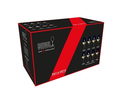 Бокалы для белого Riedel Vinum Viognier Chardonnay 8 шт.