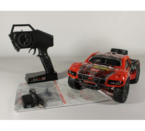Радиоуправляемый шорт-корс Remo Hobby Rocket Brushless UPGRADE V2.0 (красный) 4WD 2.4G 1/16 RTR