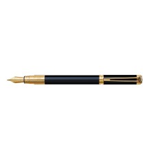 Перьевая ручка Waterman Perspeсtive Black GT.Перо: нержавеющая сталь c позолотой 23К.