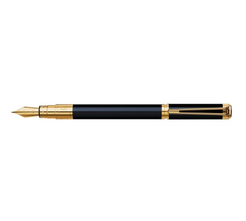 Перьевая ручка Waterman Perspeсtive Black GT.Перо: нержавеющая сталь c позолотой 23К.