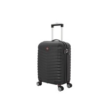 Чемодан SWISSGEAR FRIBOURG, чёрный, АБС-пластик, 37x23x54см, 35 л