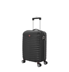 Чемодан SWISSGEAR FRIBOURG, чёрный, АБС-пластик, 37x23x54см, 35 л
