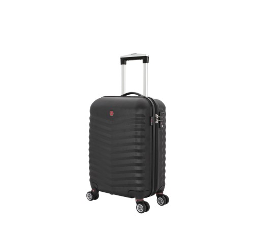 Чемодан SWISSGEAR FRIBOURG, чёрный, АБС-пластик, 37x23x54см, 35 л