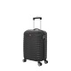 Чемодан SWISSGEAR FRIBOURG, чёрный, АБС-пластик, 37x23x54см, 35 л