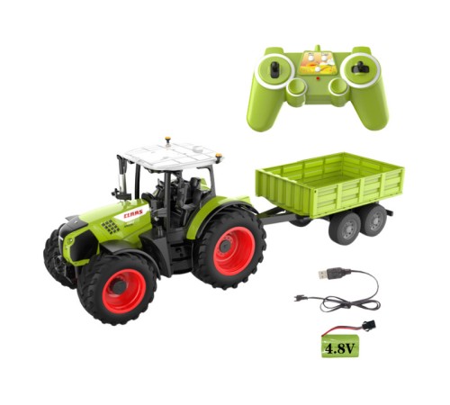 Радиоуправляемый трактор с прицепом Double Eagle CLAAS ARION 660 1/16 2.4G RTR