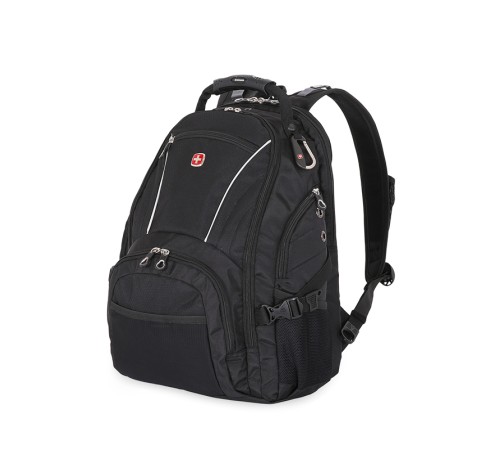 Рюкзак WENGER, 15”,чёрный, полиэстер 900D/М2 добби, 36x19x47 см, 32 л