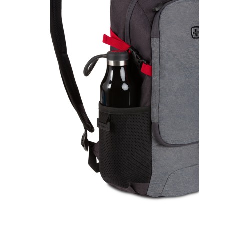 Рюкзак SWISSGEAR, серый, полиэстер, 24 х 15,5 х 46 см, 15,5 л