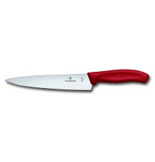 Нож разделочный VICTORINOX SwissClassic, 19 см, красный, в картонном блистере