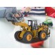 Металлический фронтальный погрузчик бревен HUI NA TOYS 1/40