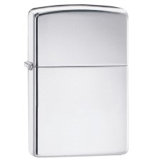 Зажигалка ZIPPO Classic с покрытием High Polish Chrome, латунь/сталь, серебристая, 38x13x57 мм