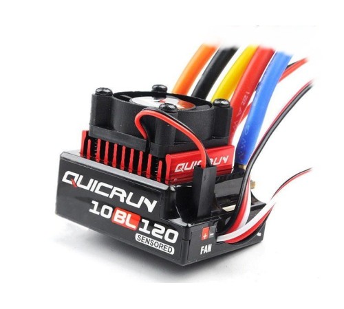 Бесколлекторный регулятор Hobbywing QUICRUN-10BL120-SENSORED (120A-760A, 1/10)