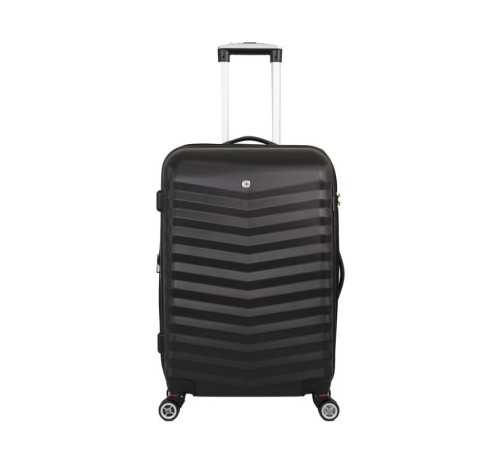 Чемодан WENGER FRIBOURG, чёрный, АБС-пластик, 37x24,5x54см, 35 л