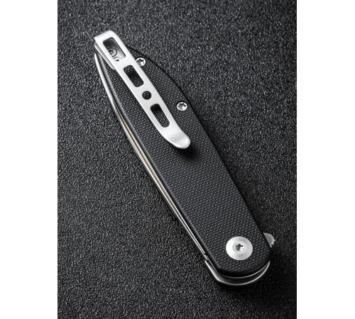 Складной нож SENCUT Bocll II D2 Steel Satin Handle G10 Black