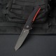 Нож Bestech Slyther сталь 14C28N, рукоять G10 черно-красная