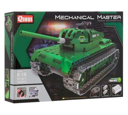 Р/У конструктор Qihui Mechanical Master Танк (453 детали)