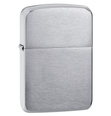 Зажигалка ZIPPO 1941 Replica™ с покрытием Brushed Chrome, латунь/сталь, серебристая, 38x13x56 мм