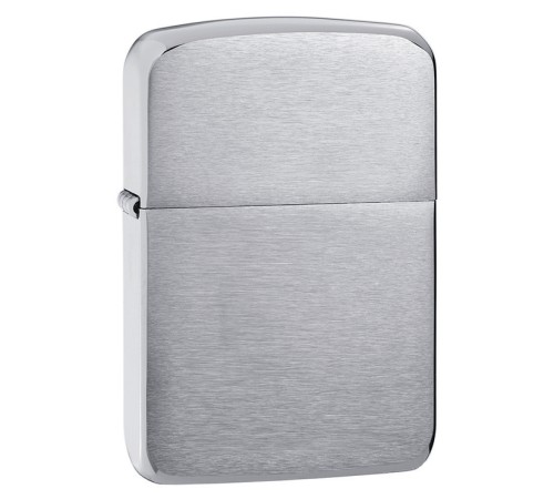Зажигалка ZIPPO 1941 Replica™ с покрытием Brushed Chrome, латунь/сталь, серебристая, 38x13x56 мм