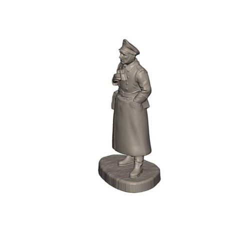 Сборные солдатики ZVEZDA Немецкий штаб в зимней форме, 1/72