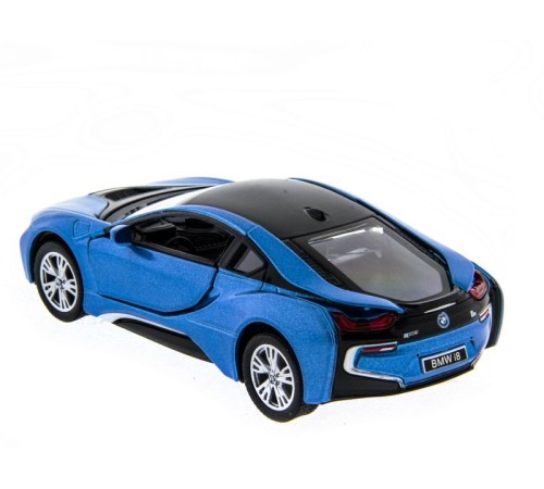 Машина Kinsmart BMW i8 инерция (1/12шт.) 1:36 б/к