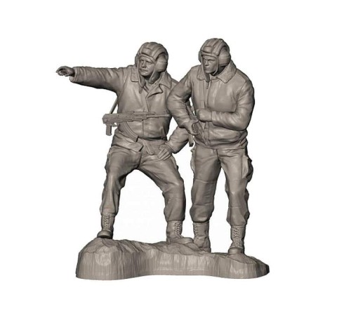 Сборная модель ZVEZDA Российские танкисты, 1/35