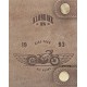 Бумажник KLONDIKE «Tim Bike», натуральная кожа в коричневом цвете, 10,5 х 12,5 х 2,5 см