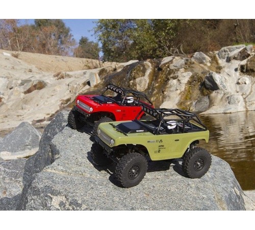 Модель для трофи 1:24 Axial SCX24 Deadbolt 4WD, электро, RTR (зеленый)