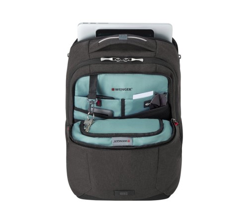 Рюкзак WENGER MX Professional 16”, серый, 100% полиэстер, 33х21х45 см, 21 л