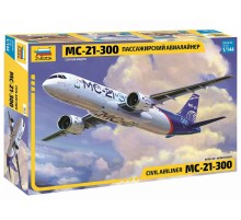 Сборная модель ZVEZDA Пассажирский авиалайнер МС-21-300, 1/144