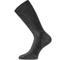 Носки Lasting PLF 900, cotton+polyester, черный, размер S , PLF900S