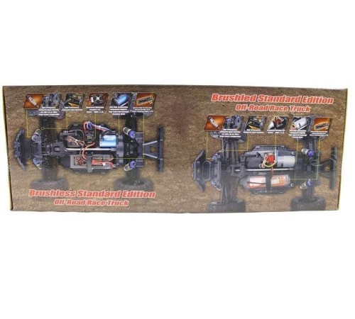 Радиоуправляемый монстр Remo Hobby MMAX Brushless UPGRADE (синий) 4WD 2.4G 1/10 RTR