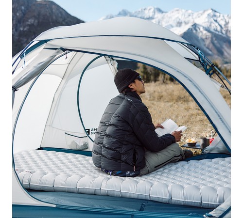 Палатка Naturehike Bealock CNK2350WS011 двухместная серая,6976507661607