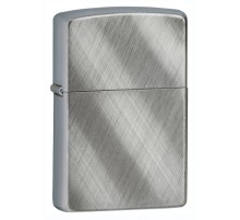 Зажигалка ZIPPO Classic с покрытием Brushed Chrome, латунь/сталь, серебристая, матовая, 38x13x57 мм